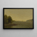 Le long de la rivière Hudson - Richard William Hubbard — gerahmtes Bild an der Wand