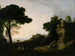Landschafts-Kunstdruck mit dem Grab der Horatier und Curiatier sowie der Villa des Mecenas in Tivoli - Richard Wilson — Ansicht des Kunstwerks