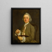Selbstporträt - Richard Wilson — gerahmtes Bild an der Wand