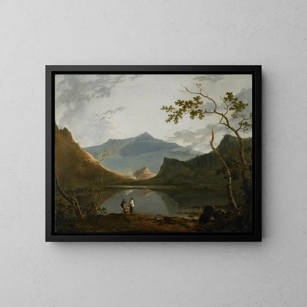 Snowdon depuis Llyn Nantlle - Richard Wilson — gerahmtes Bild an der Wand