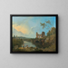 Tempel der Venus in Baïes - Richard Wilson — gerahmtes Bild an der Wand
