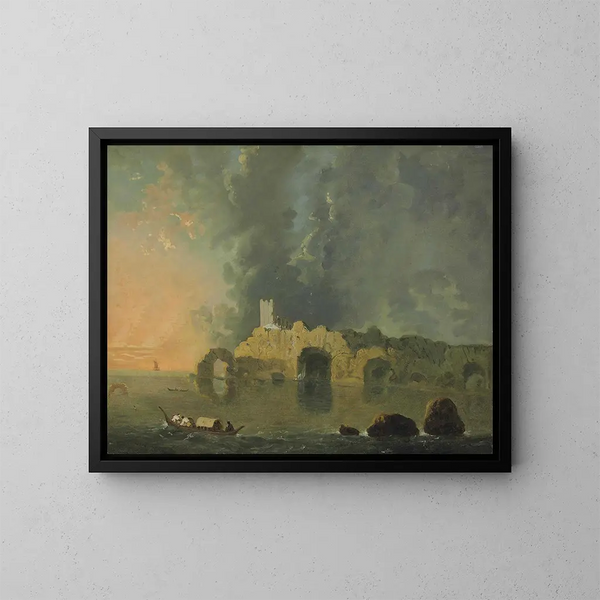 Tour des Grottes près de Naples - Richard Wilson — gerahmtes Bild an der Wand
