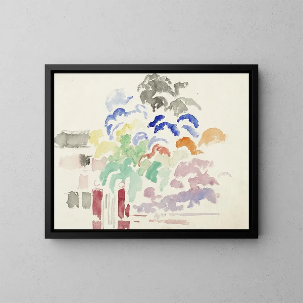 Boitsfort, das Tor zum Park - Rik Wouters — gerahmtes Bild an der Wand