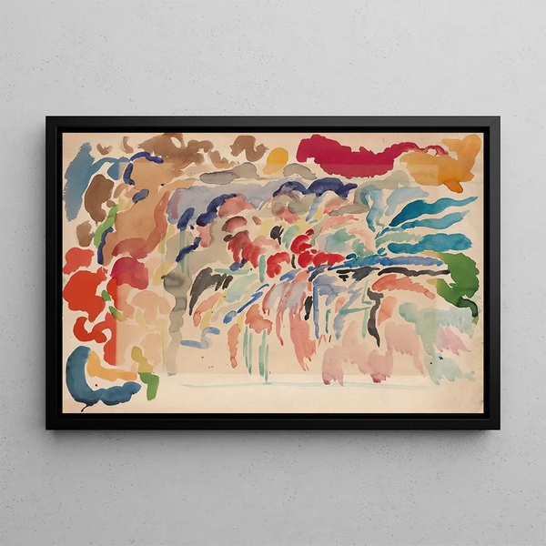 Farbstudie - Rik Wouters — gerahmtes Bild an der Wand