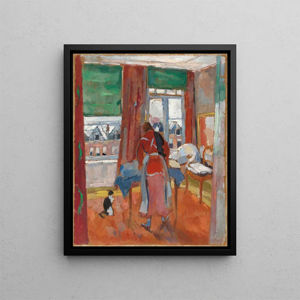 Bügeln - Rik Wouters — gerahmtes Bild an der Wand