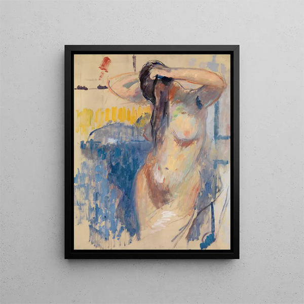 Aktstudie - Rik Wouters — gerahmtes Bild an der Wand