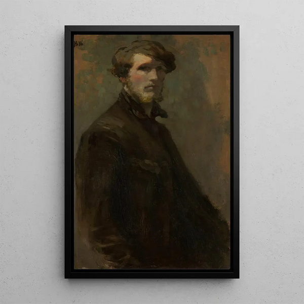 Selbstporträt - Rik Wouters — gerahmtes Bild an der Wand