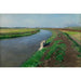 Reproduktion des Gemäldes Flussufer eines Kanals bei Neapel - Gustave Caillebotte