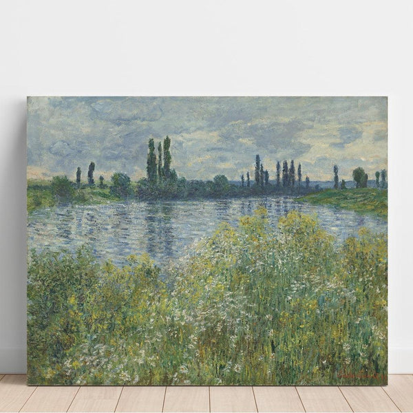 Reproduktion des Gemäldes Ufer der Seine bei Vétheuil - Claude Monet
