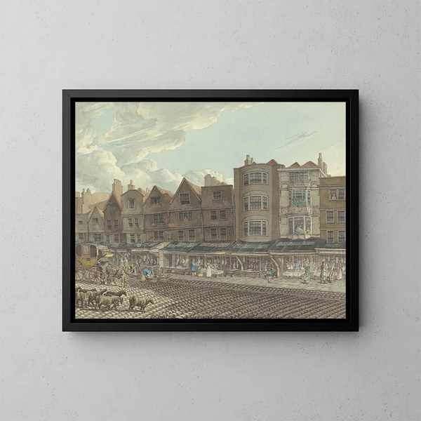 Aldgate - Robert Bremmel Schnebbelie — gerahmtes Bild an der Wand