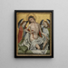 L'Homme des douleurs - Robert Campin — gerahmtes Bild an der Wand