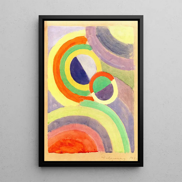 Komposition - Robert Delaunay — gerahmtes Bild an der Wand