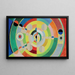 Disque-Relief - Robert Delaunay — gerahmtes Bild an der Wand