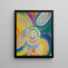 Disques colors - Robert Delaunay — gerahmtes Bild an der Wand