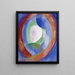 Formen circulaires lune no 1 - Robert Delaunay — gerahmtes Bild an der Wand