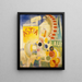 Team von Cardiff - Robert Delaunay — gerahmtes Bild an der Wand