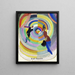 Politisches Drama - Robert Delaunay — gerahmtes Bild an der Wand