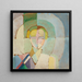 Portrait de Madame Heim - Robert Delaunay — gerahmtes Bild an der Wand