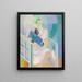 Portrait von Madame Heim - Robert Delaunay — gerahmtes Bild an der Wand