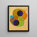 Rythmes de soulagement - Robert Delaunay — gerahmtes Bild an der Wand
