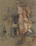 Ein Rind, das in einer Metzgerei geschlachtet wird - Robert Frederick Blum — Ansicht des Kunstwerks