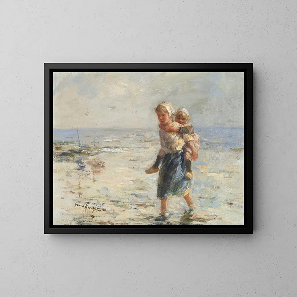 Am Wasserufer - Robert Gemmell Hutchison — gerahmtes Bild an der Wand