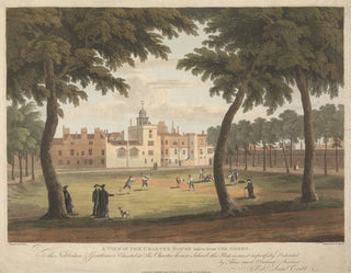 Robert Havell Jr - A View of the Chapter House taken from the Green.webp