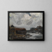 Kanal in Haarlem, Niederlande - Robert Henri — gerahmtes Bild an der Wand