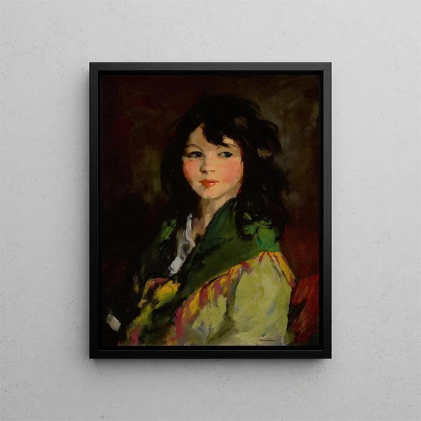 Francine Lovey - Robert Henri — gerahmtes Bild an der Wand