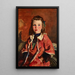 Junge irische Mädchen - Robert Henri — gerahmtes Bild an der Wand