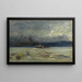 Über den Hudson-Fluss - Robert Henri — gerahmtes Bild an der Wand