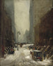 Schneefall in New York - Robert Henri — Ansicht des Kunstwerks