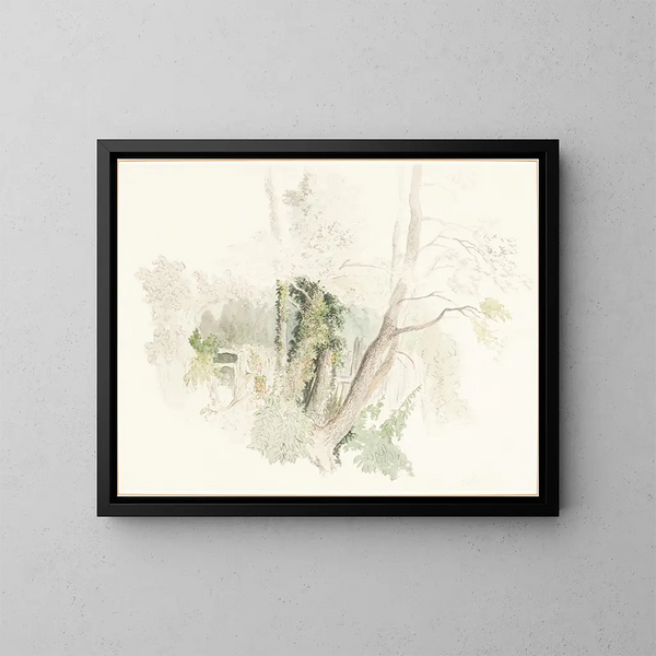 Beddington-Bäume - Robert Hills — gerahmtes Bild an der Wand