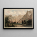 Vallée de Yosemite - Robert Hinshelwood — gerahmtes Bild an der Wand
