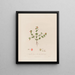 Anagallis arvensis oder Glas eines alten Mannes - Robert John Thornton — gerahmtes Bild an der Wand