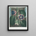 La Passiflore quadrangulaire - Robert John Thornton — gerahmtes Bild an der Wand