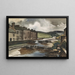 Dorf im Yorkshire, England - Robert Kirkland Jamieson — gerahmtes Bild an der Wand