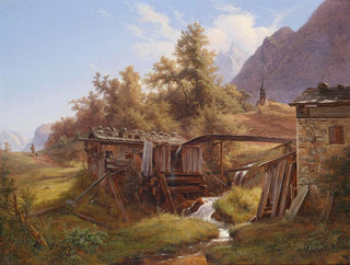 Robert Kummer - Alte Mhle im Thale bei Berchtesgaden.webp