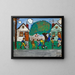 Nach der Schule - Robert Louis Franklin Jr — gerahmtes Bild an der Wand