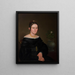 Lucy Scollay Brick Mme Alfred H. Brick - Robert Peckham — gerahmtes Bild an der Wand