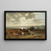 Lac Chiemsee am Abend - Robert Russ — gerahmtes Bild an der Wand