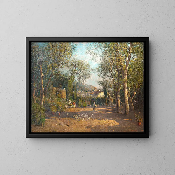 Partie du Val Lagarina - Robert Russ — gerahmtes Bild an der Wand
