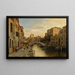 Rio del Ognissanti, Venedig - Robert Russ — gerahmtes Bild an der Wand