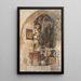 Studie eines Altars - Robert Russ — gerahmtes Bild an der Wand