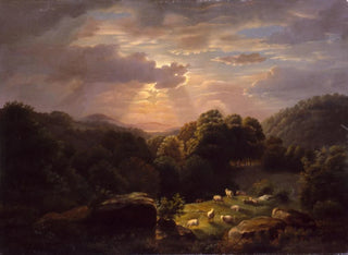 Robert S Duncanson - Landscape with Sheep.webp