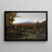 Landschaft mit Hirte - Robert S. Duncanson — gerahmtes Bild an der Wand