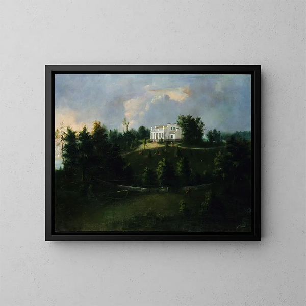 Mont Healthy, Ohio - Robert S. Duncanson — gerahmtes Bild an der Wand