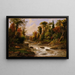 Sur le Saint-Anne, Ostkanada, 1863 - Robert S. Duncanson — gerahmtes Bild an der Wand