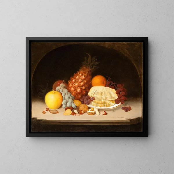 Naturmorte - Robert S. Duncanson — gerahmtes Bild an der Wand