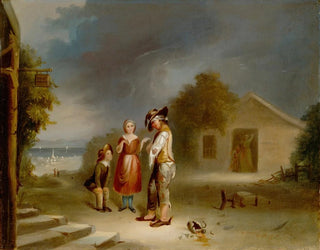 Der Fluch der Betrunkenen - Robert S. Duncanson — Ansicht des Kunstwerks